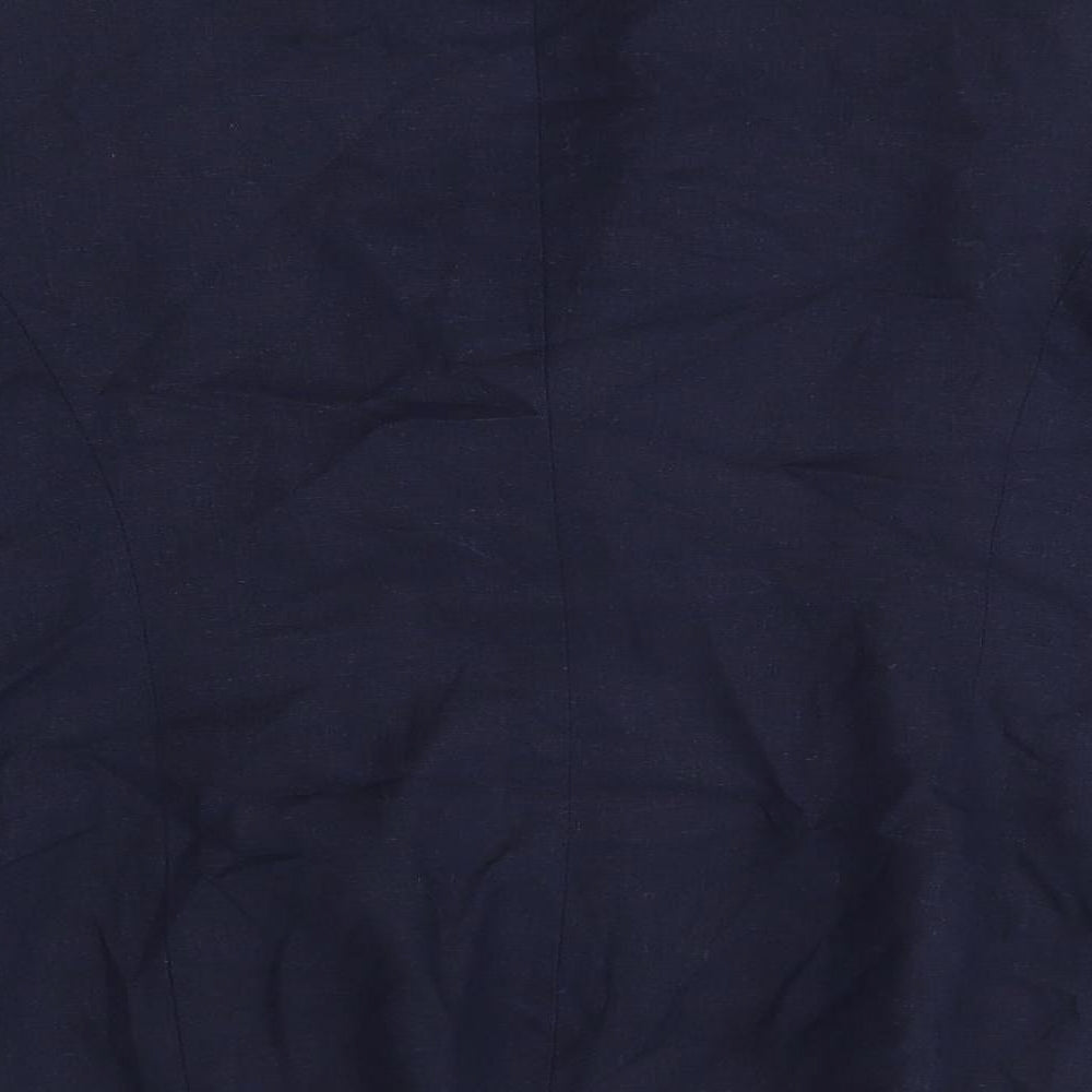 BM Womens Blue Jacket Blazer Size 14 -