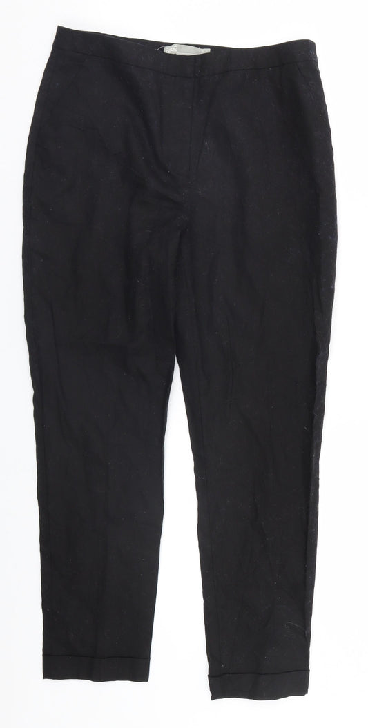 ASOS Womens Black Trousers Size 10 L26 in