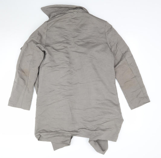 New Look Womens Grey Jacket Size 10