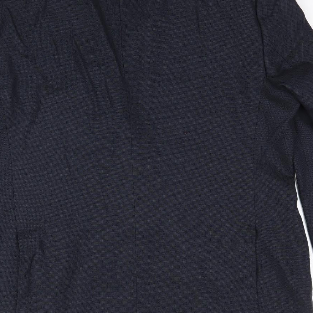 Lester Bowden Mens Blue Jacket Suit Jacket Size 42