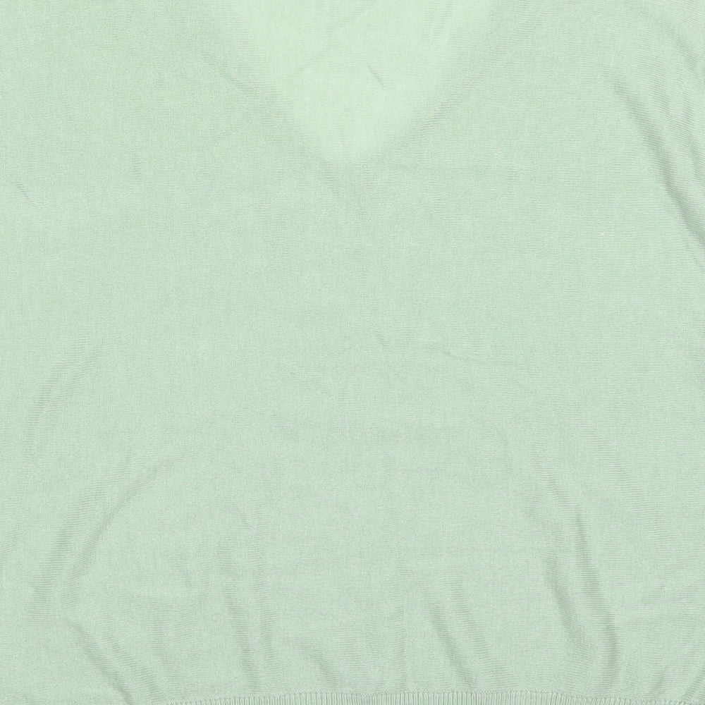 M&Co Womens Green Pullover Jumper Size 12