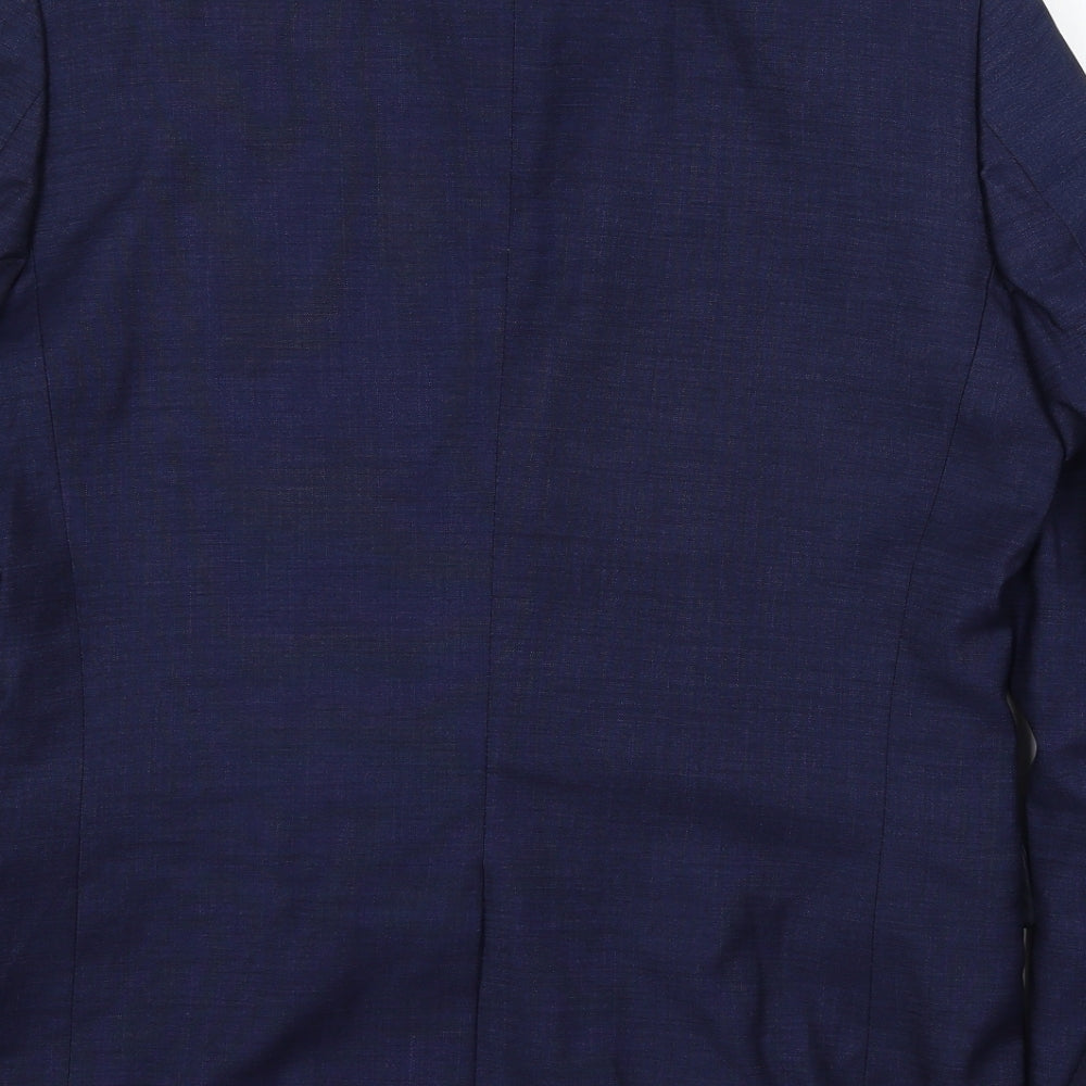 H&M Mens Blue Jacket Suit Jacket Size L