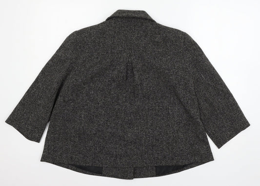 Evie Womens Grey Jacket Size 12