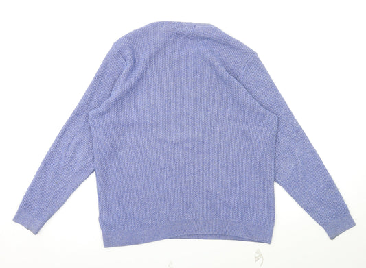 M&S Mens Blue Pullover Sweatshirt Size L