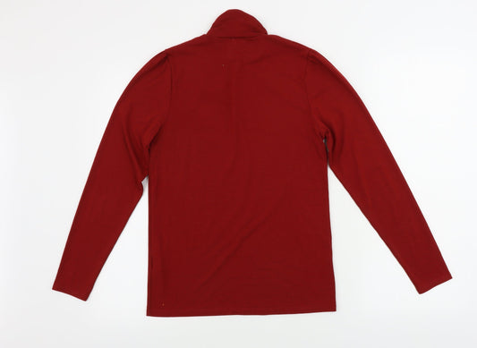 CLIMATYL Womens Red Basic T-Shirt Size M