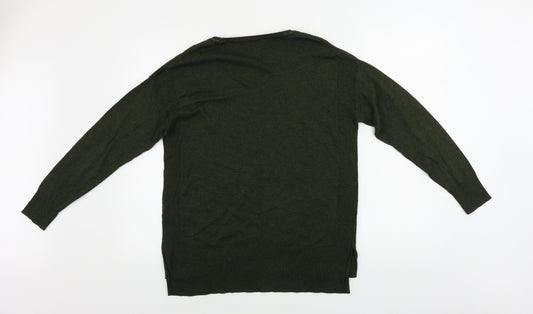 Marks and Spencer Womens Green Pullover Jumper Size 10
