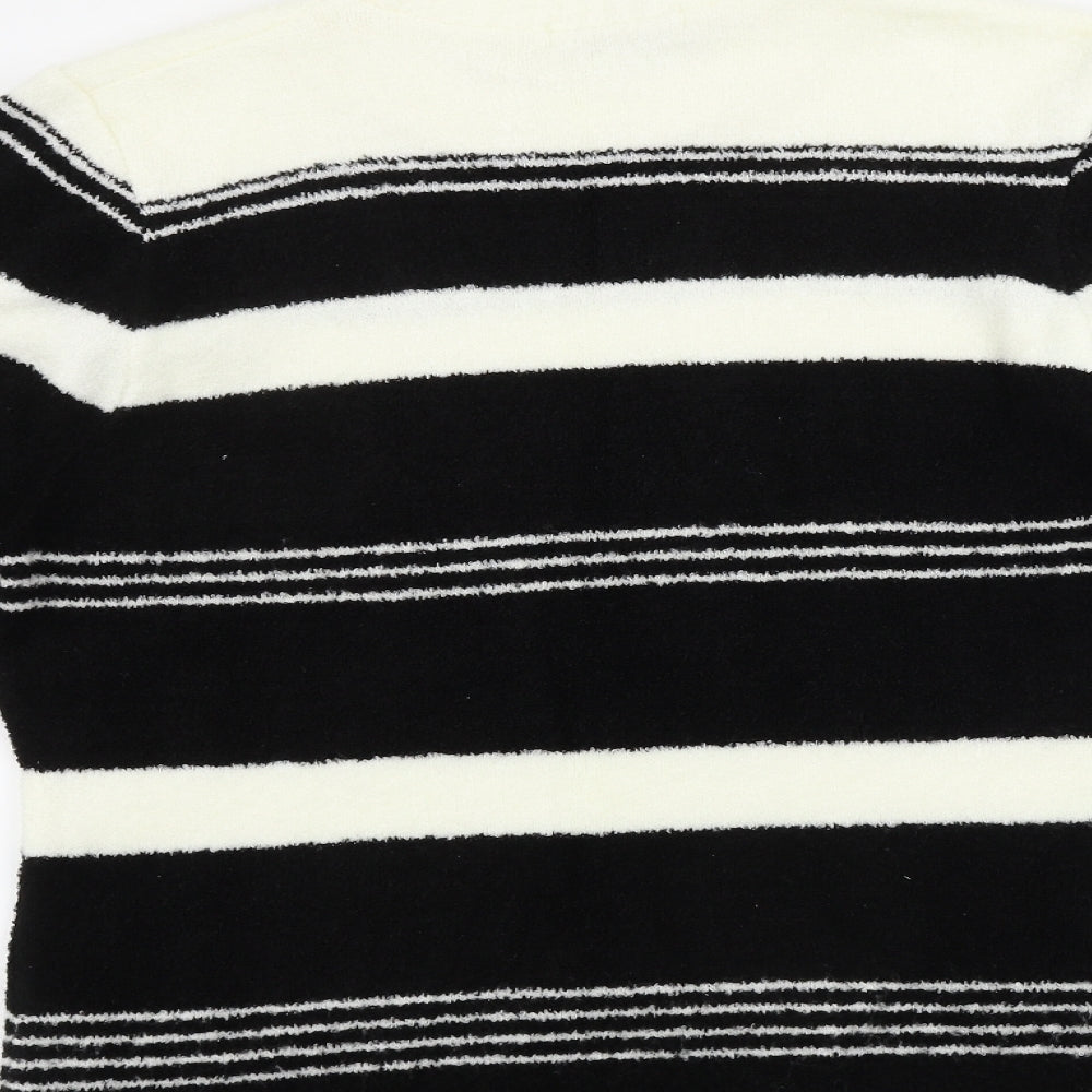 Pure & Natural Womens Ivory Striped Pullover Jumper Size XL
