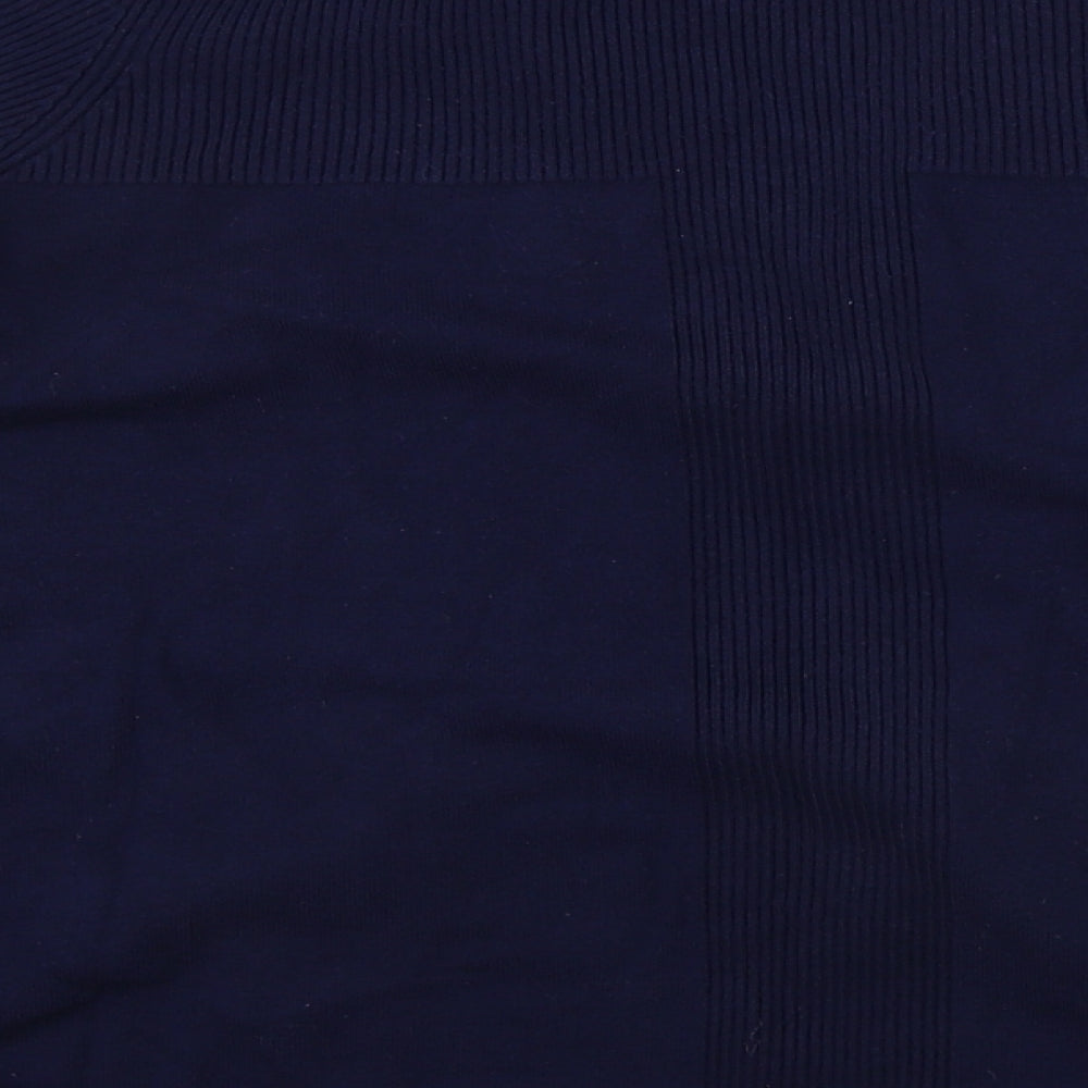 Bonmarché Womens Blue Cardigan Jumper Size 14