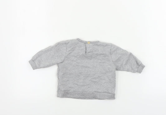 pl baby Baby Grey Pullover Jumper Size 24 Months