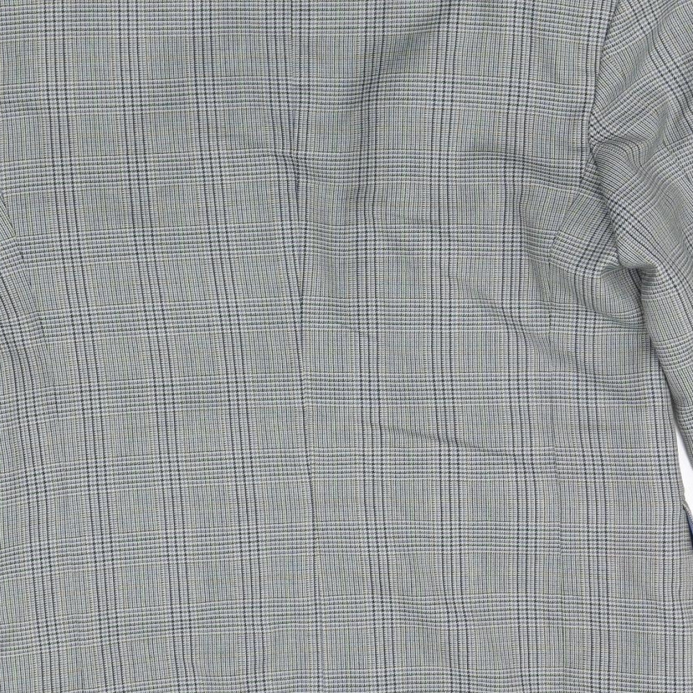 Debenhams Mens Grey Check Jacket Suit Jacket Size L