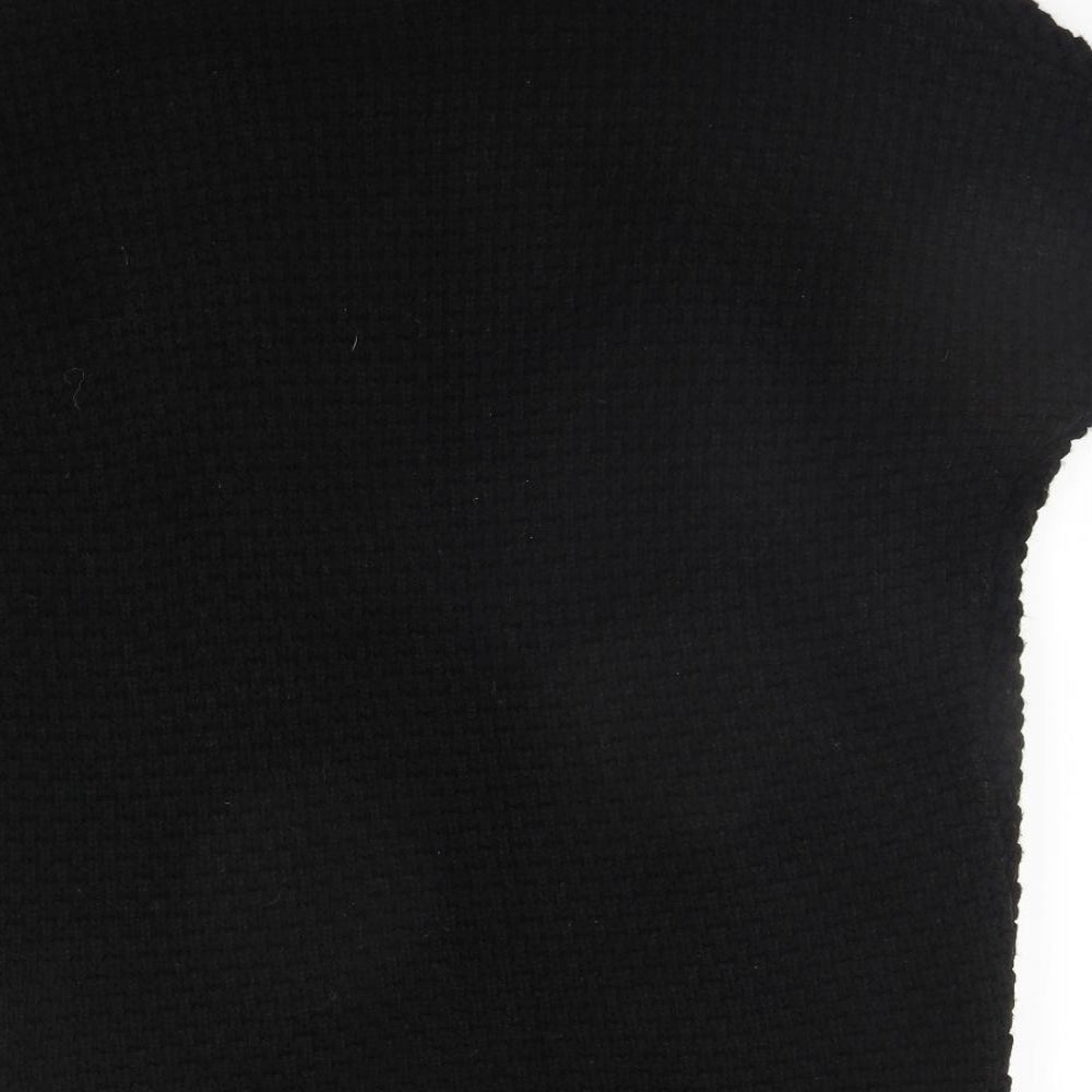 M&Co Womens Black Cardigan Jumper Size 12