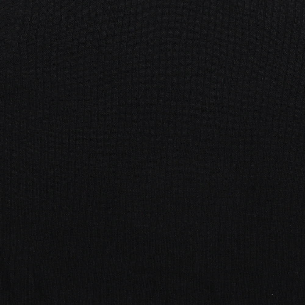 Marks and Spencer Womens Black Knit Pullover Jumper Size 12