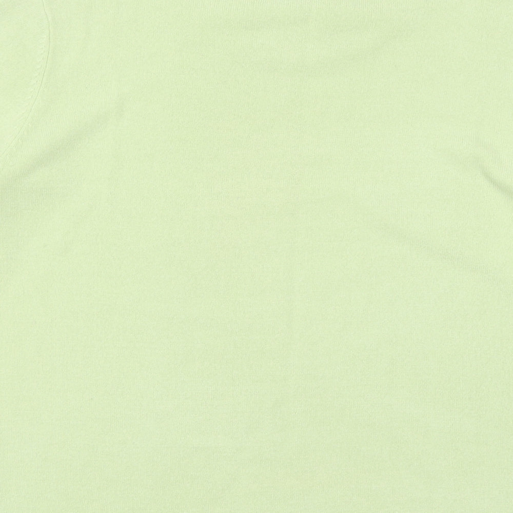 Bonmarché Womens Green Knit Pullover Jumper Size S