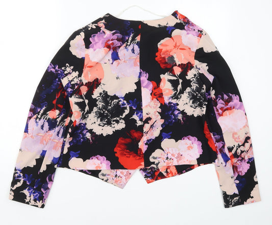 Dorothy Perkins Womens Multicoloured Floral Jacket Size 10