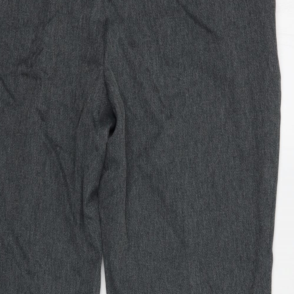 Marks and Spencer Womens Grey Trousers Size 18 L30 in