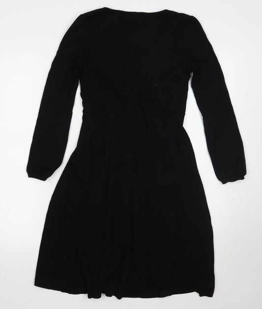 J&R Womens Black A-Line Size S