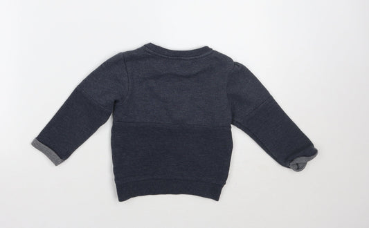 Primark Boys Blue Pullover Jumper Size 18-24 Months
