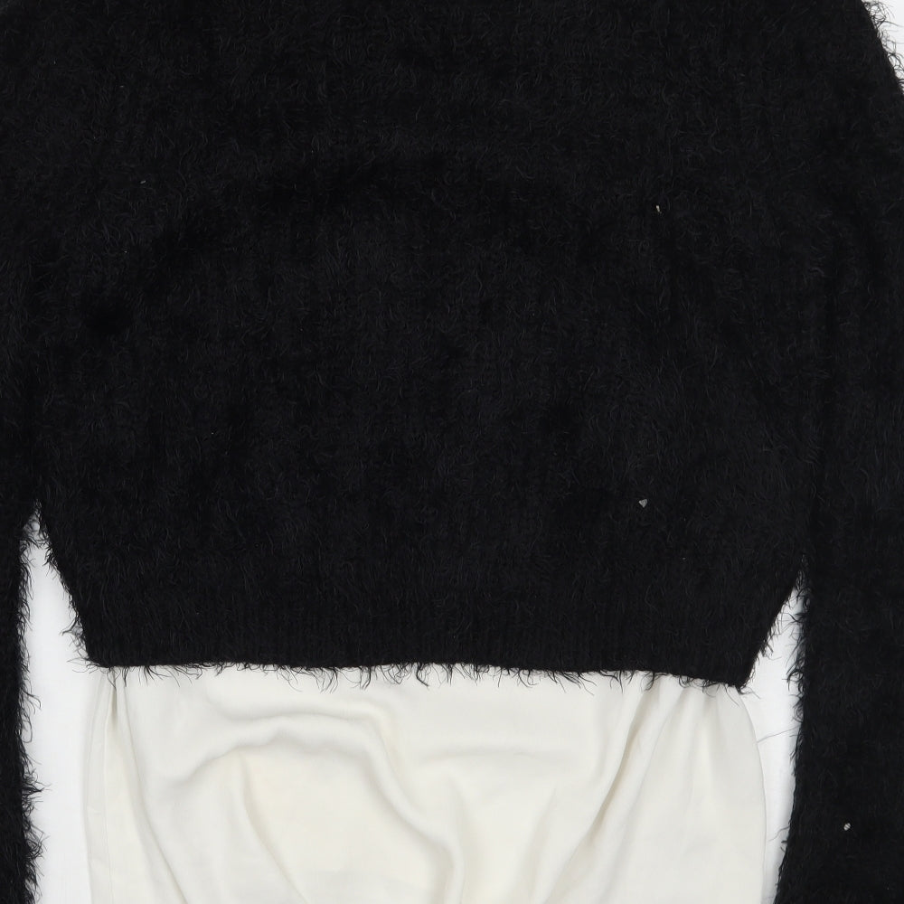 NEXT Womens Black Pullover Jumper Size 12
