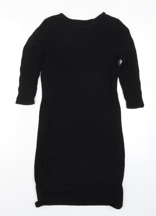 H&M Womens Black Bodycon Size S