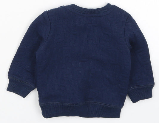 F&F Boys Blue Basic T-Shirt Size 3-6 Months - Alphabet