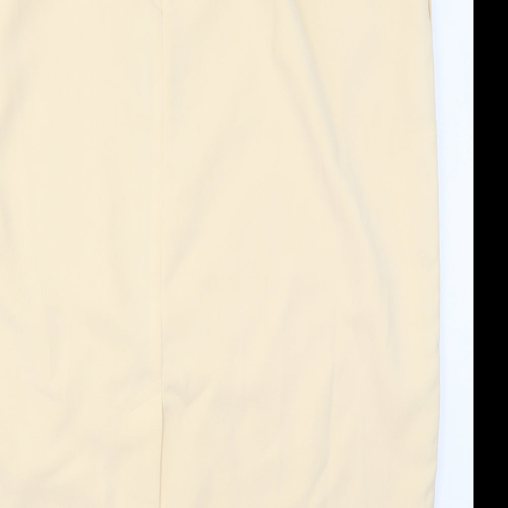 Preworn Womens Beige Straight & Pencil Skirt Size 24