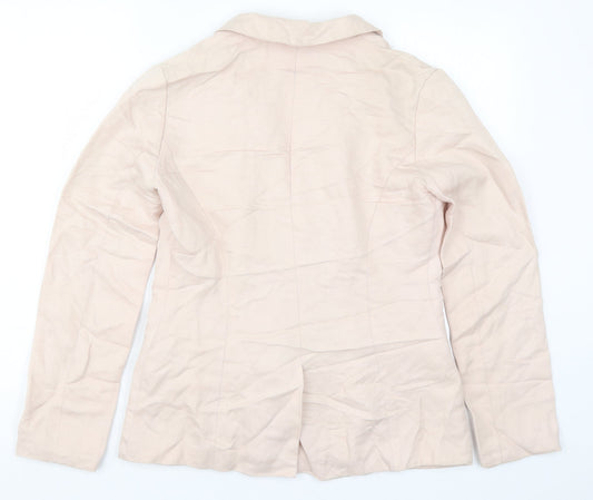 Warehouse Womens Pink Jacket Suit Jacket Size 10