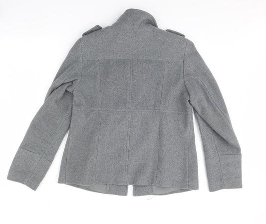 Dorothy Perkins Womens Grey Jacket Coat Size 12