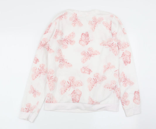 Dorothy Perkins Womens White Geometric Top Pyjama Top Size S