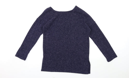 Preworn Mens Blue Knit Pullover Jumper Size S