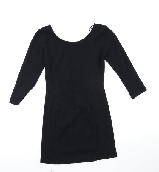 H&M Womens Black A-Line Size S