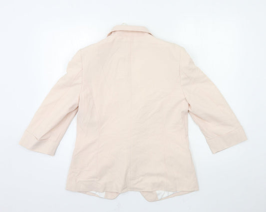 Marks and Spencer Womens Pink Jacket Blazer Size 10