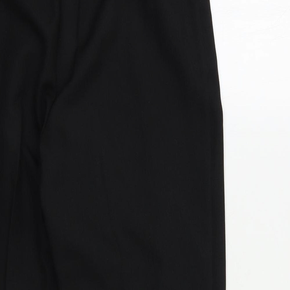 Marks and Spencer Womens Black Trousers Size 10 L27 in