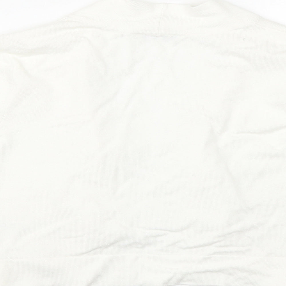 BHS Womens White Cape Jumper Size 14