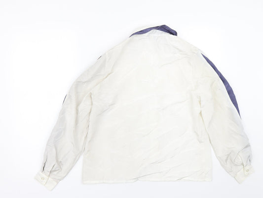 Kollecibles Womens White Basic Button-Up Size 14