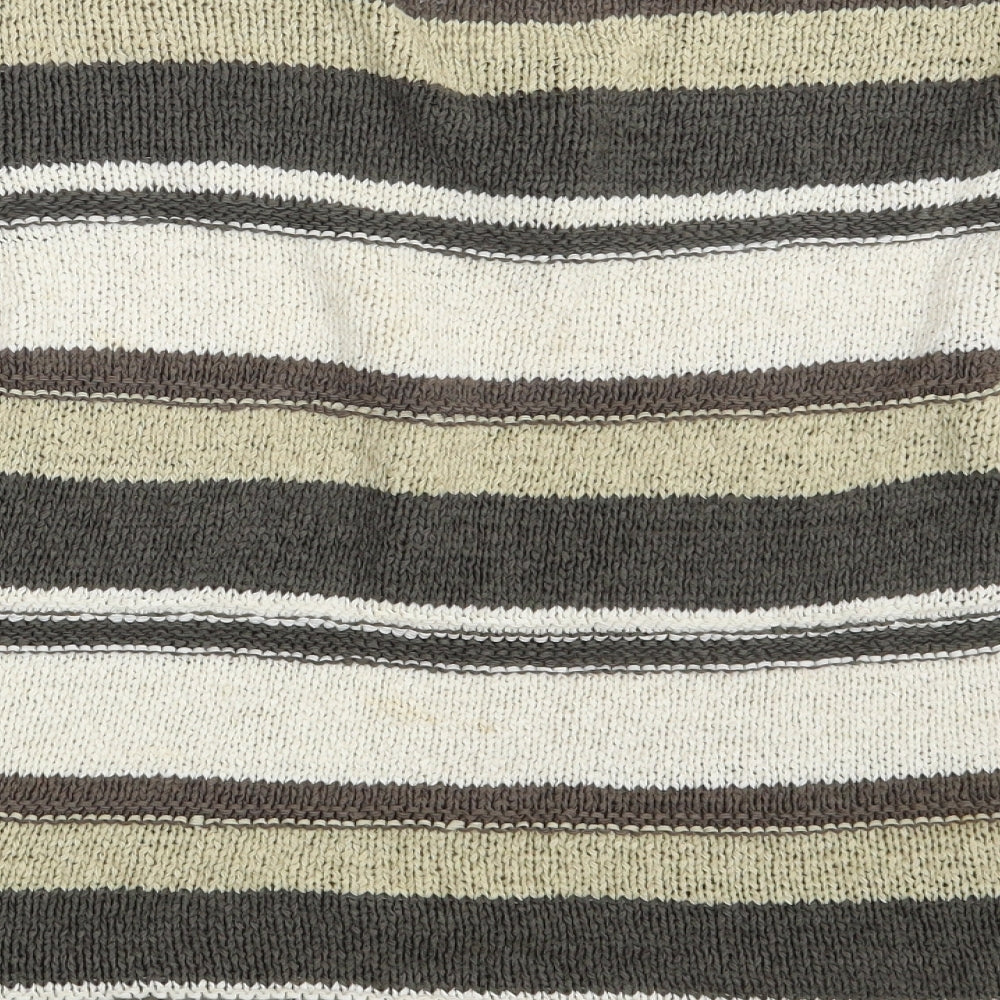 Papaya Womens Multicoloured Striped Pullover Jumper Size 16