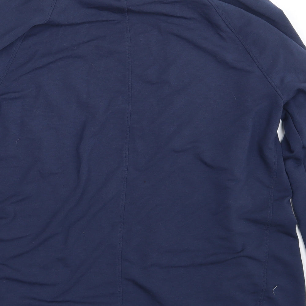 George Womens Blue Wrap Jumper Size 12