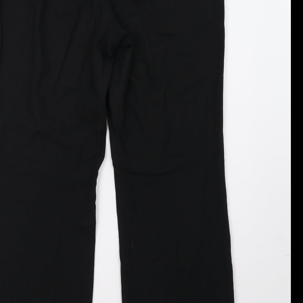 Marks and Spencer Womens Black Trousers Size 14 L30 in