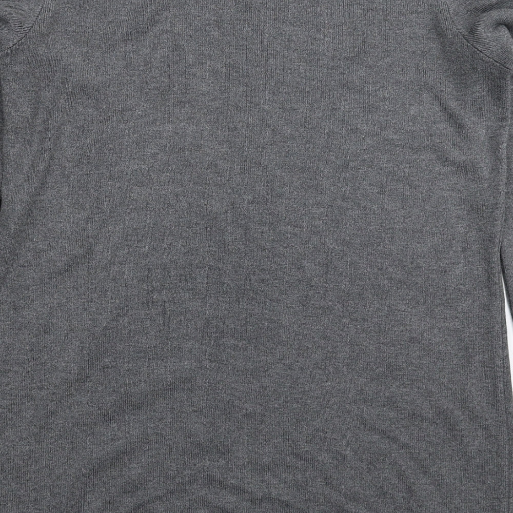 Dorothy Perkins Womens Grey Knit Pullover Jumper Size 6
