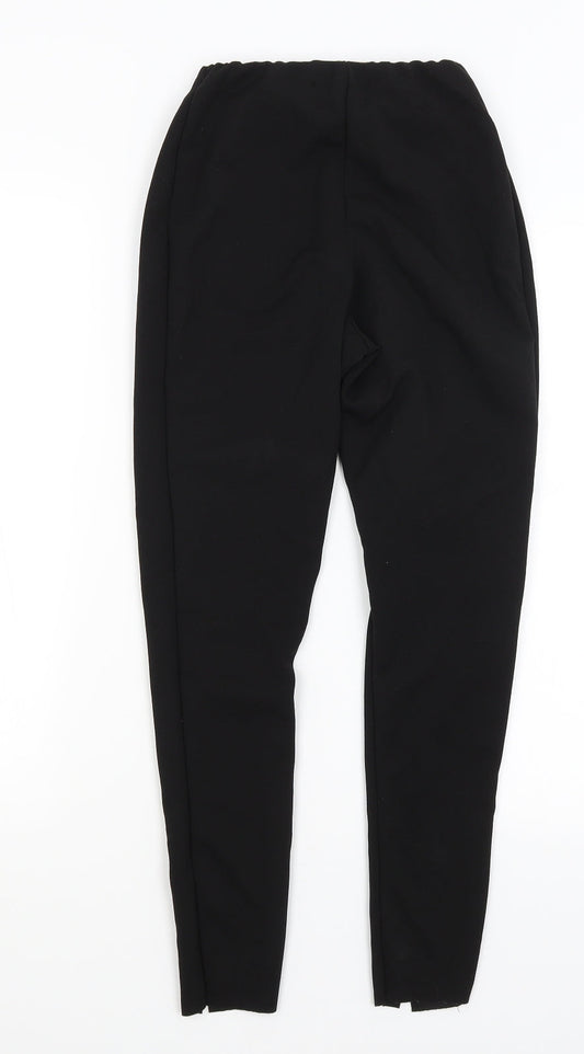 Missguided Womens Black Capri Trousers Size 6 L26 in