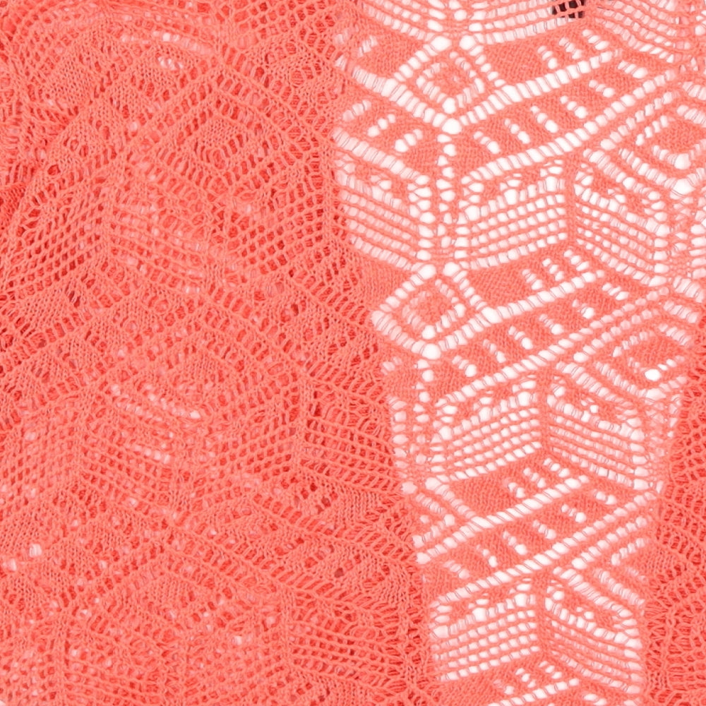 New Look Womens Pink Wrap Jumper Size 14