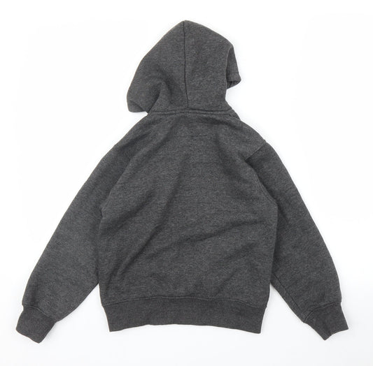 A2Z 4Kids Boys Grey Full Zip Hoodie Size 7 Years
