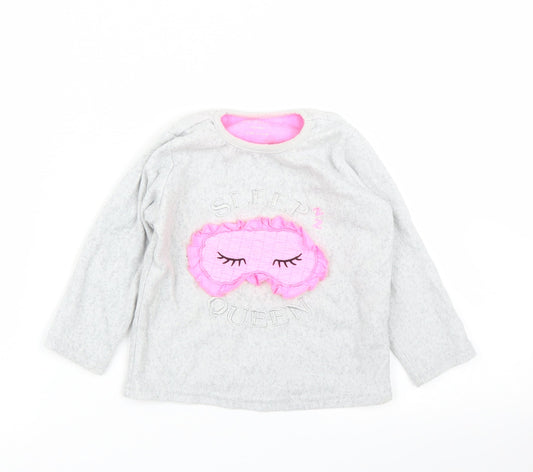 Primark Girls Grey Pullover Jumper Size 18-24 Months - PJ top