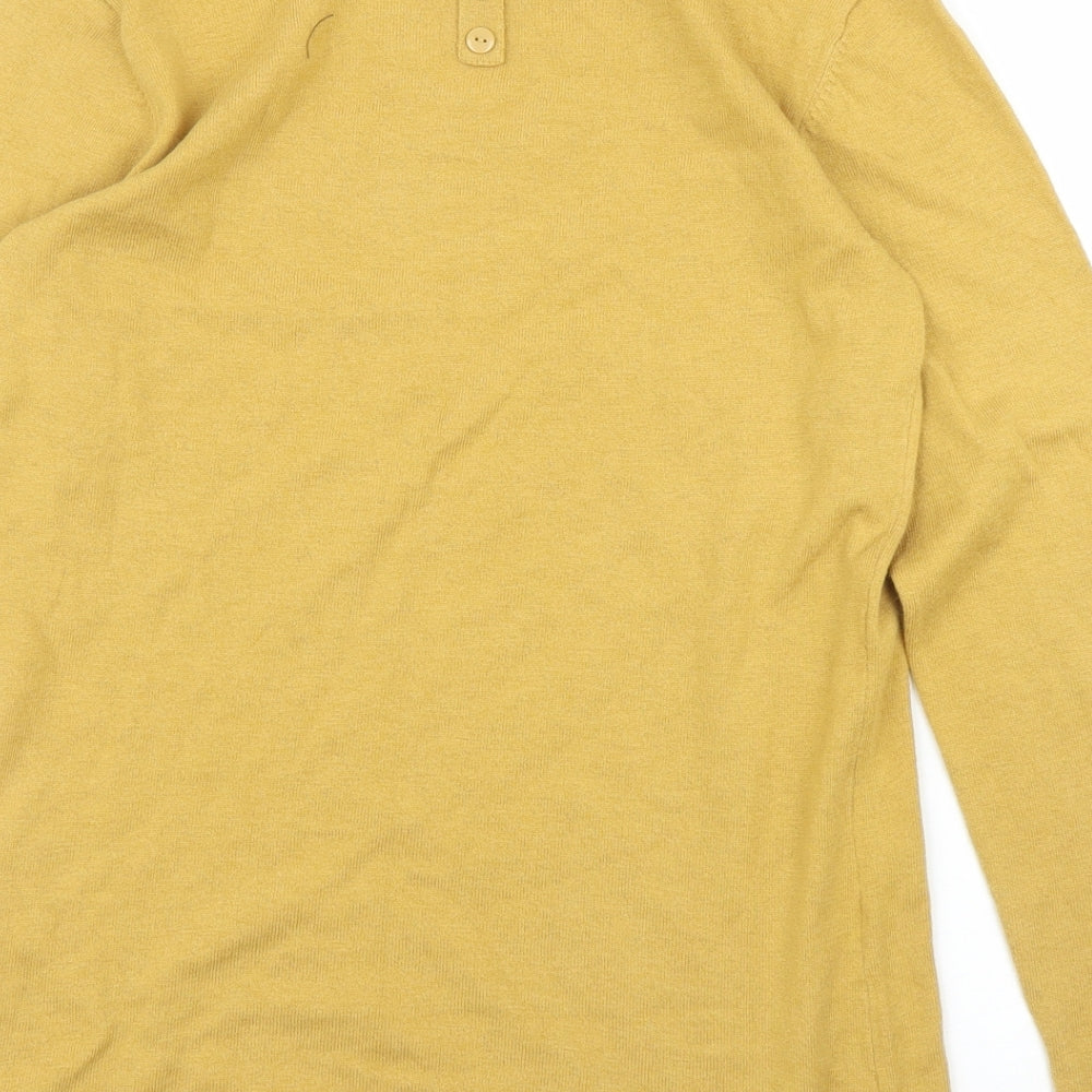 Preworn Womens Yellow Pullover Jumper Size S