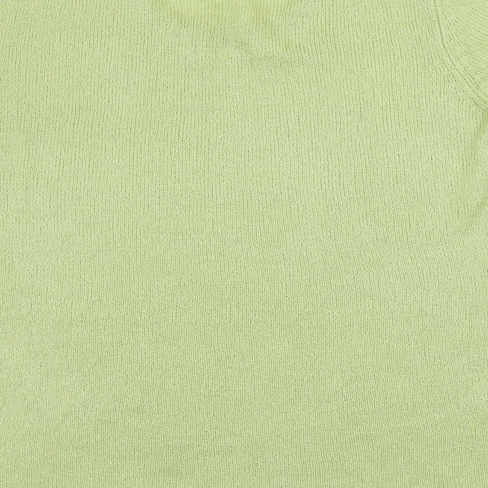 Preworn Womens Green Pullover Jumper Size 20