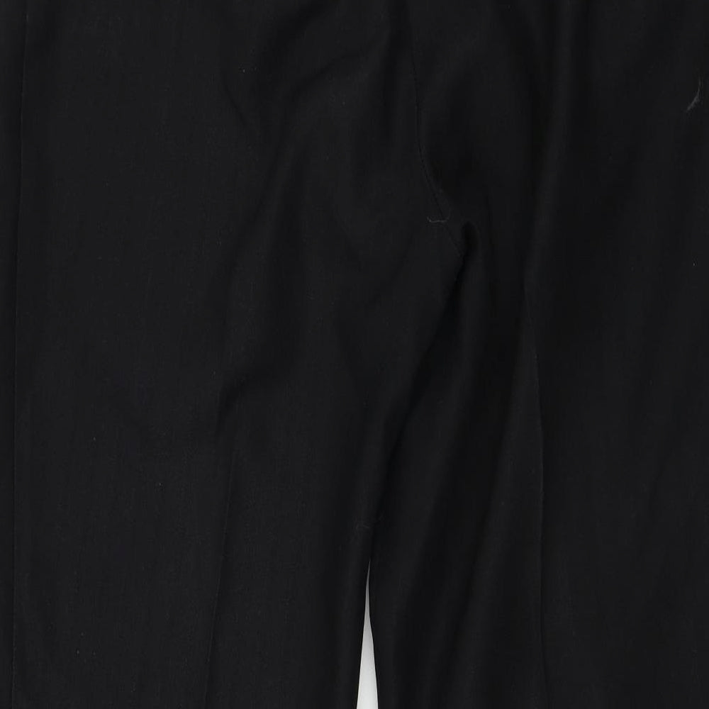 Marks and Spencer Womens Black Trousers Size 14 L24 in