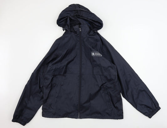 Result Mens Blue Rain Coat Coat Size S