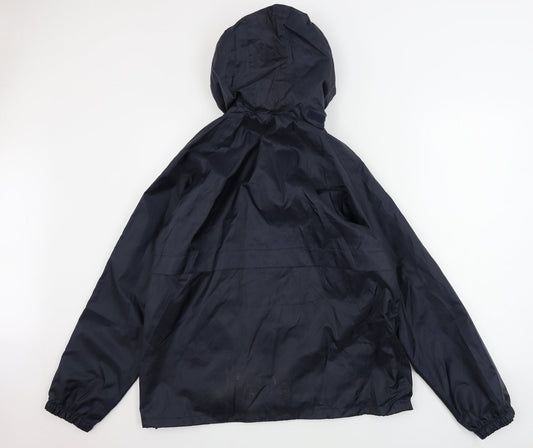 Result Mens Blue Rain Coat Coat Size S