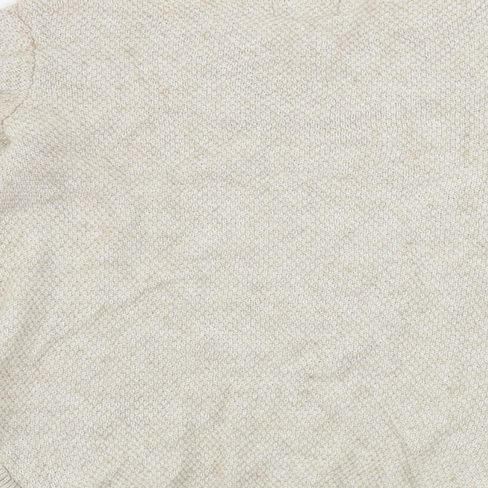 Monsoon Womens Beige Pullover Jumper Size S