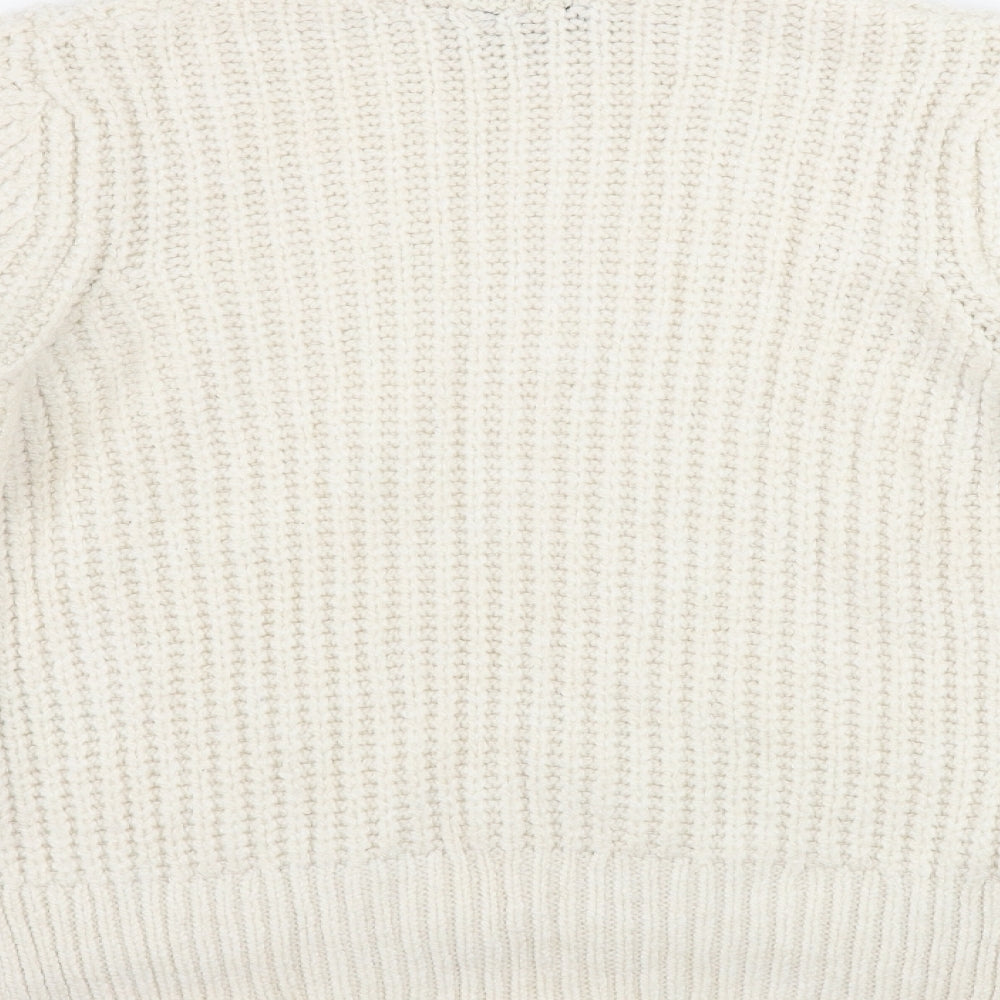 Marks and Spencer Womens Ivory Pullover Jumper Size M