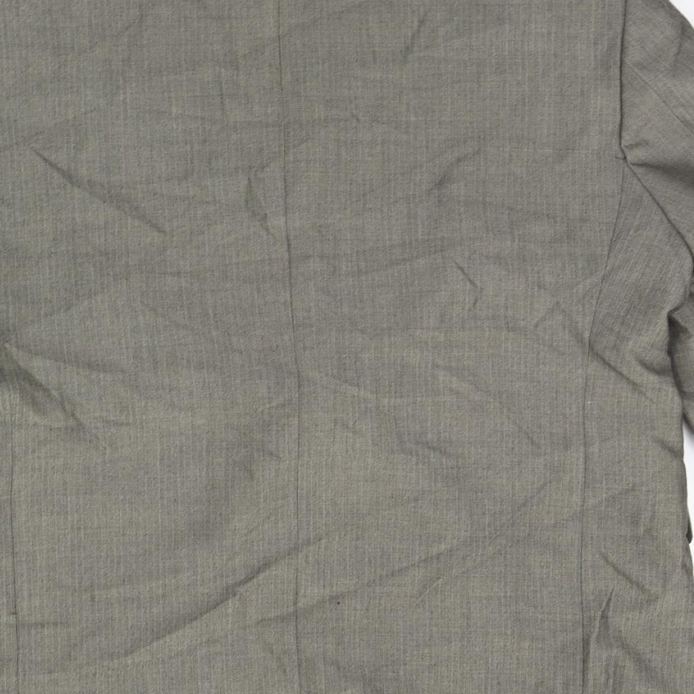 West Brook Mens Grey Jacket Suit Jacket Size L